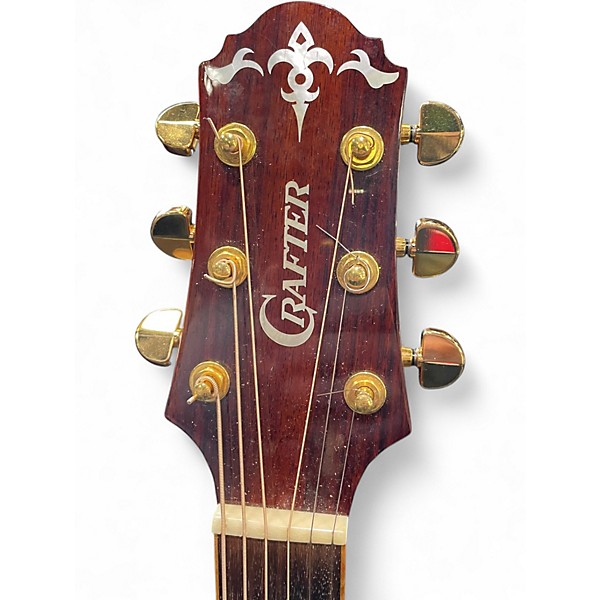 Used Crafter Guitars DLX-3000 SK Natural Acoustic Guitar