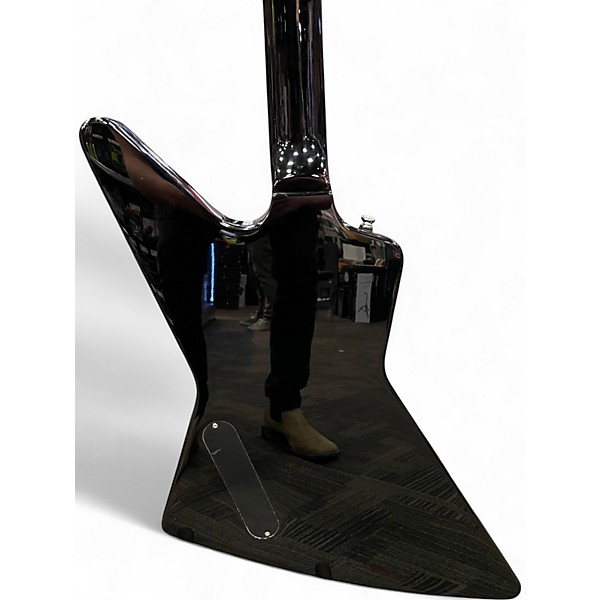 Used Epiphone Explorer Black Solid Body Electric Guitar