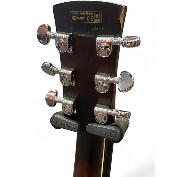 Used Ibanez AW300ECE Dark Violin Sunburst Acoustic Electric Guitar