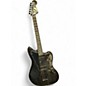 Used Squier AFFINITY SERIES JAGUAR  Metallic Black Solid Body Electric Guitar thumbnail