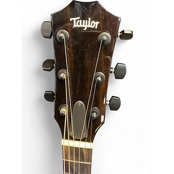 Used Taylor 214CE-BLK Plus Black Solid Body Electric Guitar