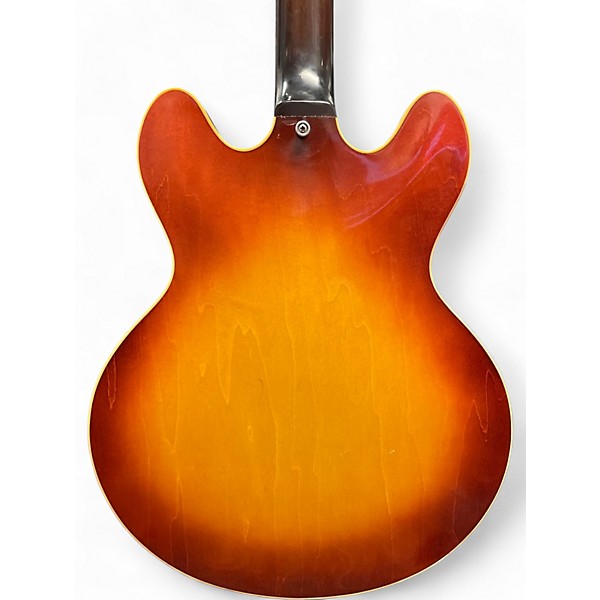 Vintage 1970s Gibson ES335TD 2 Color Sunburst Hollow Body Electric Guitar