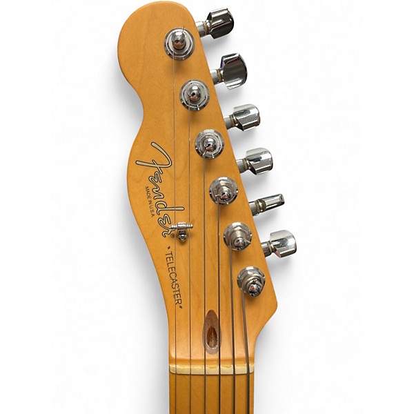 Used 1990s Fender American Standard Telecaster Left Handed Black Electric Guitar