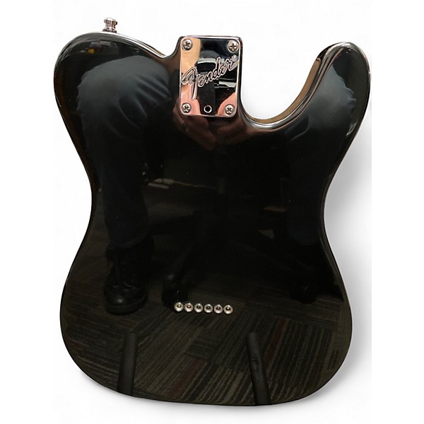 Used 1990s Fender American Standard Telecaster Left Handed Black Electric Guitar