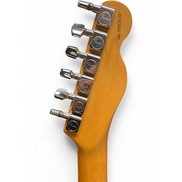 Used 1990s Fender American Standard Telecaster Left Handed Black Electric Guitar