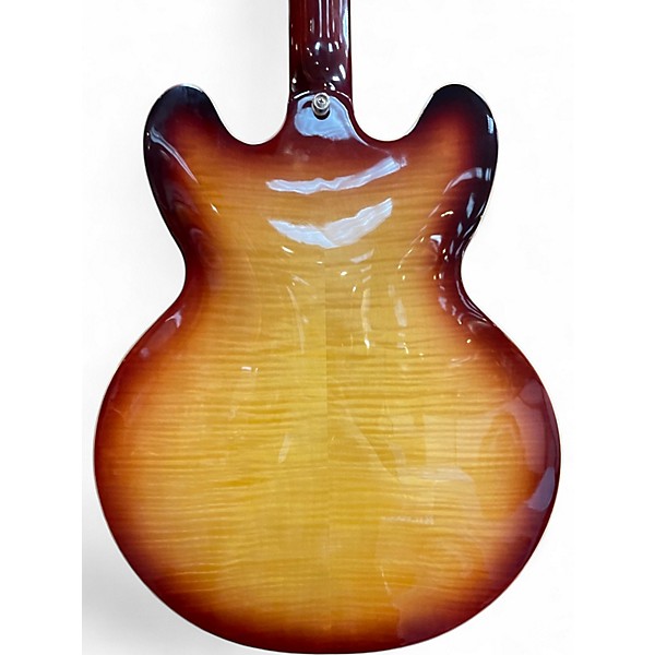Used Epiphone ES335 FIGURED 3 Tone Sunburst Hollow Body Electric Guitar