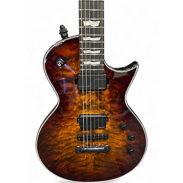 Used ESP E-II Eclipse TIGERS EYE Solid Body Electric Guitar