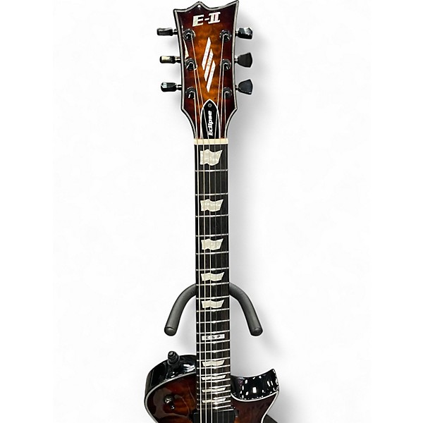 Used ESP E-II Eclipse TIGERS EYE Solid Body Electric Guitar