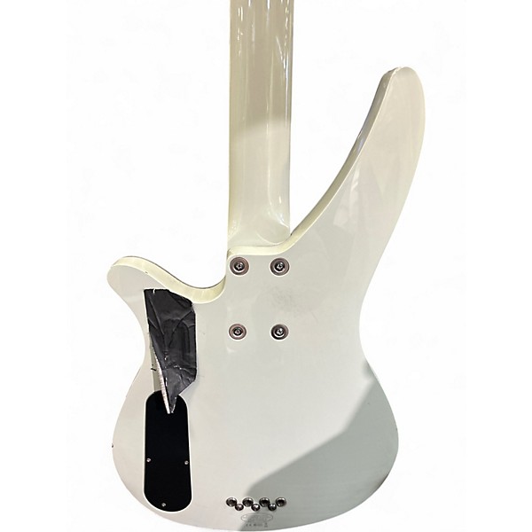 Used Yamaha RBX-A2 White Electric Bass Guitar