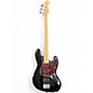 Vintage 2003 Fender Standard Jazz Bass Black Electric Bass Guitar thumbnail