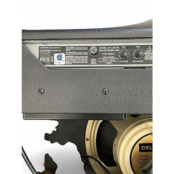 Used Fender 64 Custom Deluxe Reverb Tube Guitar Combo Amp