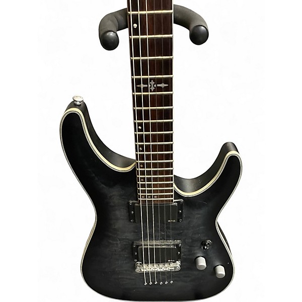 Used Schecter Guitar Research C1 Platinum Charcoal Solid Body Electric Guitar