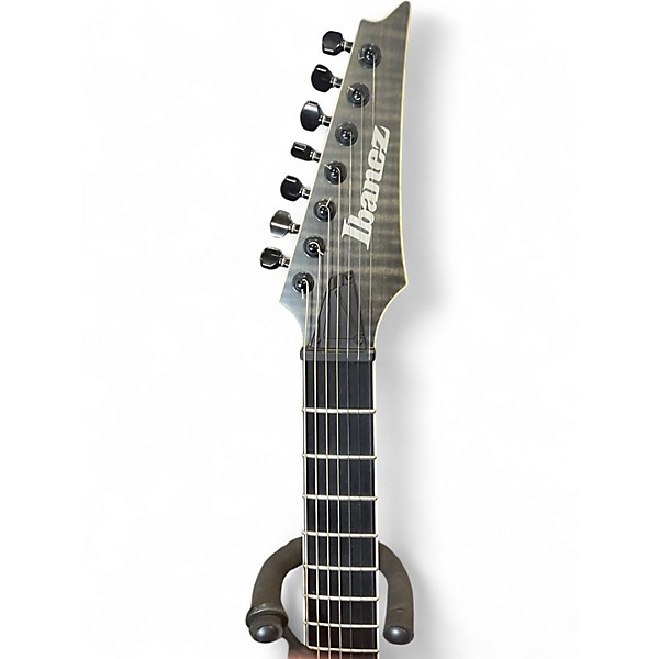 Used Ibanez RGAIX7 Black Solid Body Electric Guitar