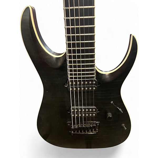 Used Ibanez RGAIX7 Black Solid Body Electric Guitar