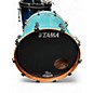 Used TAMA 4 Piece Starclassic Bubinga Shattered Turquoise Drum Kit