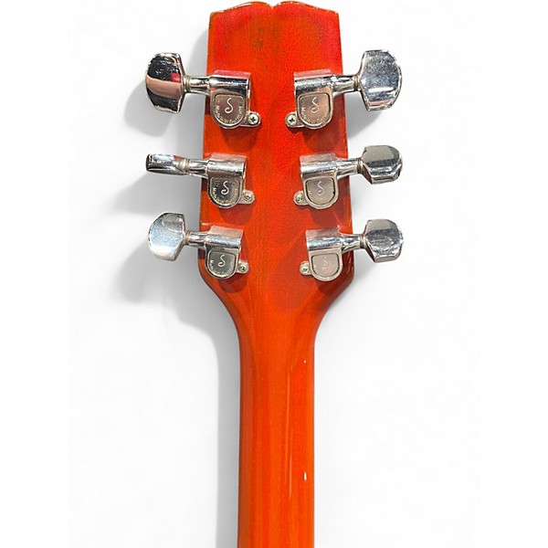 Vintage 1980s Hamer E.M Shorts Wine Red Solid Body Electric Guitar