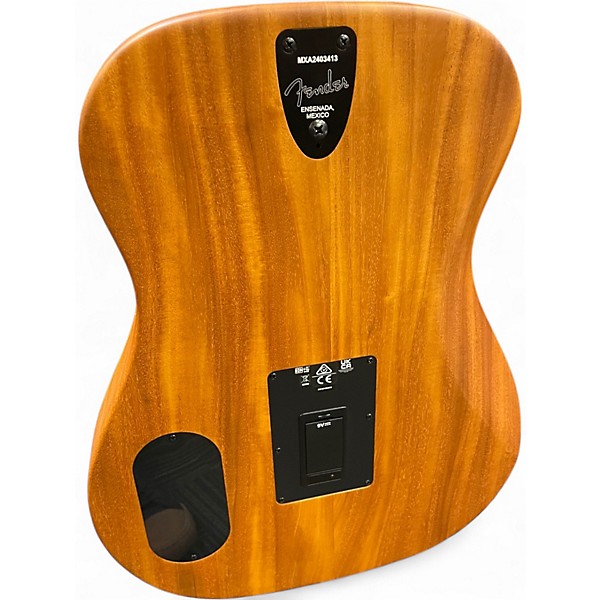 Used 2024 Fender highway dreadnaught all mahogany Mahogany Acoustic Electric Guitar