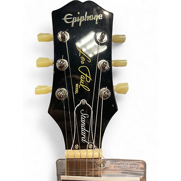 Used 2021 Epiphone Les Paul Standard 1950s Gold Solid Body Electric Guitar