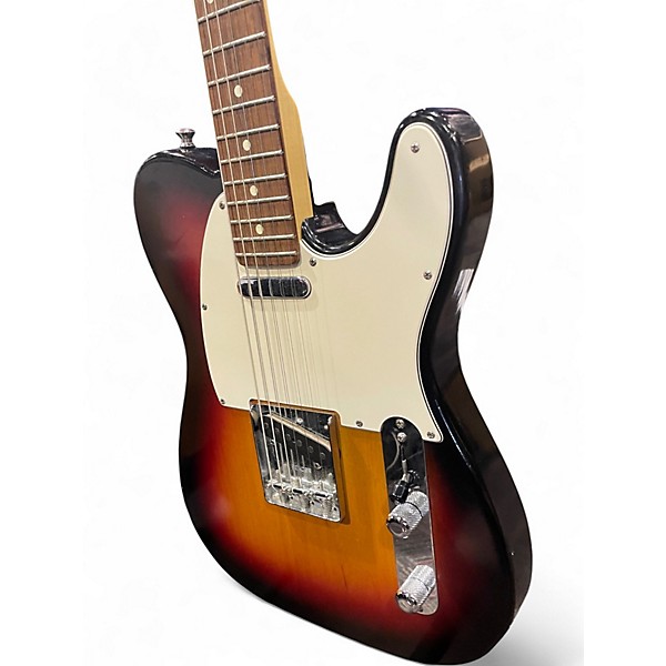 Used 2000s Fender American Standard Telecaster 3 Color Sunburst Solid Body Electric Guitar