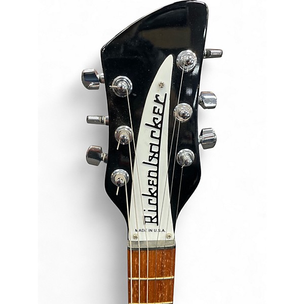 Used 2011 Rickenbacker 330 Black Hollow Body Electric Guitar