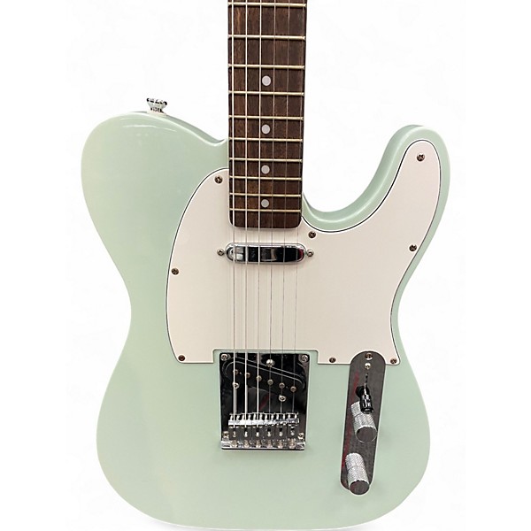 Used Squier Telecaster Surf Green Solid Body Electric Guitar