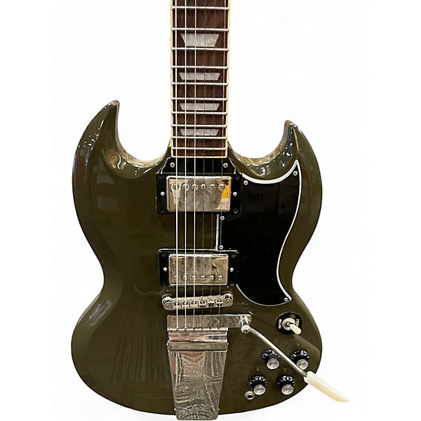 Used Epiphone SG STANDARD 61 VIBROLA OLIVE Solid Body Electric Guitar