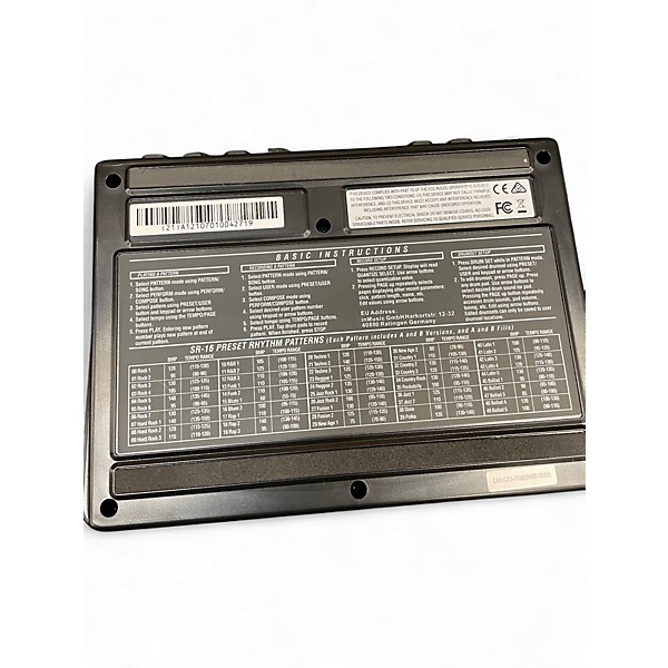 Used Alesis SR16 Drum Machine