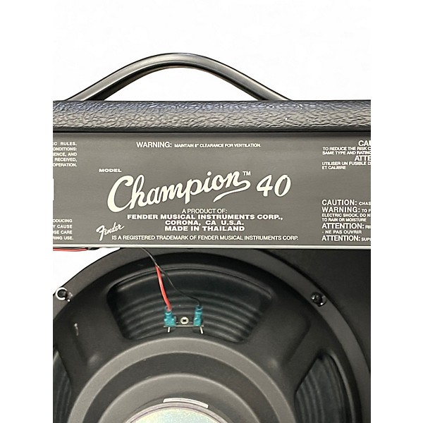 Used Fender Champion 40 Guitar Combo Amp