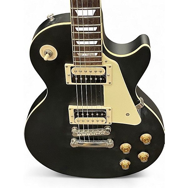 Used Epiphone Les Paul Traditional Pro IV Trans Black Solid Body Electric Guitar