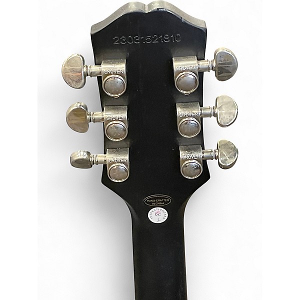 Used Epiphone Les Paul Traditional Pro IV Trans Black Solid Body Electric Guitar