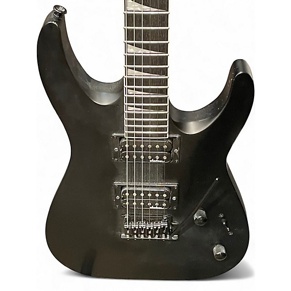 Used Jackson JS22 Dinky Satin Black Solid Body Electric Guitar