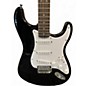 Used Squier Strat Black Solid Body Electric Guitar