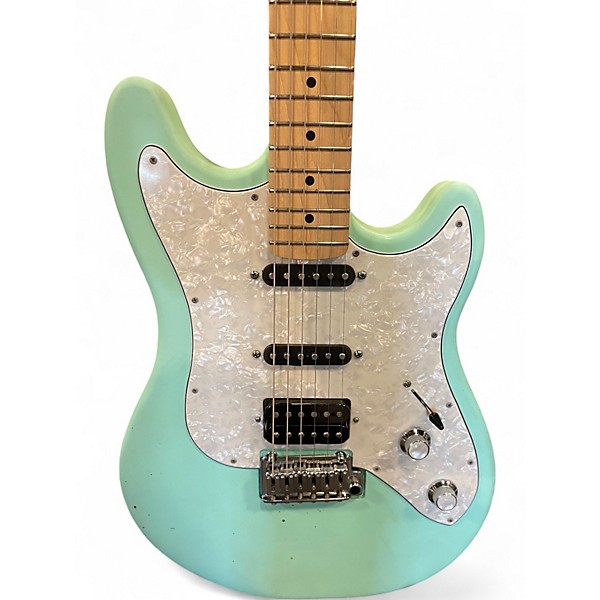 Used Lengardo TORINO Seafoam Green Solid Body Electric Guitar