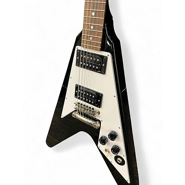 Used Epiphone KIRK HAMMETT 1979 FLYING V Black Solid Body Electric Guitar