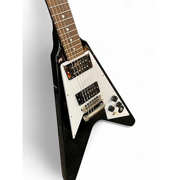 Used Epiphone KIRK HAMMETT 1979 FLYING V Black Solid Body Electric Guitar