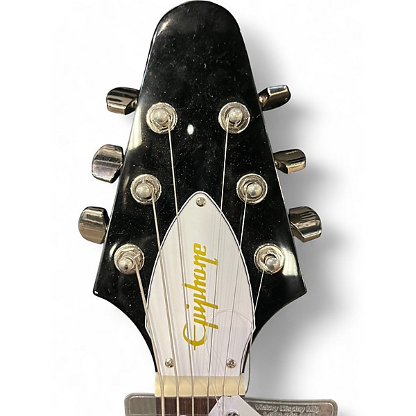 Used Epiphone KIRK HAMMETT 1979 FLYING V Black Solid Body Electric Guitar