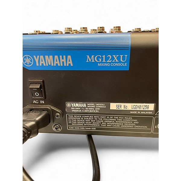 Used Yamaha MG12XU Digital Mixer