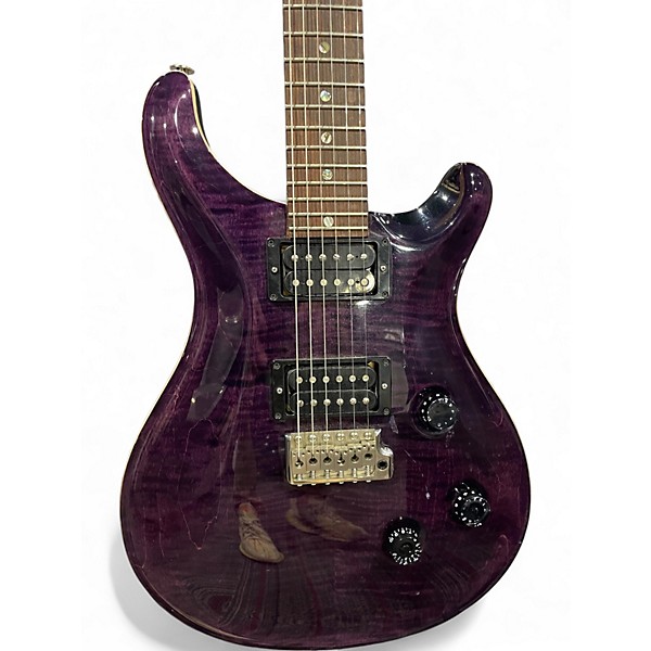 Used PRS CE24 Purple Solid Body Electric Guitar