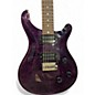 Used PRS CE24 Purple Solid Body Electric Guitar