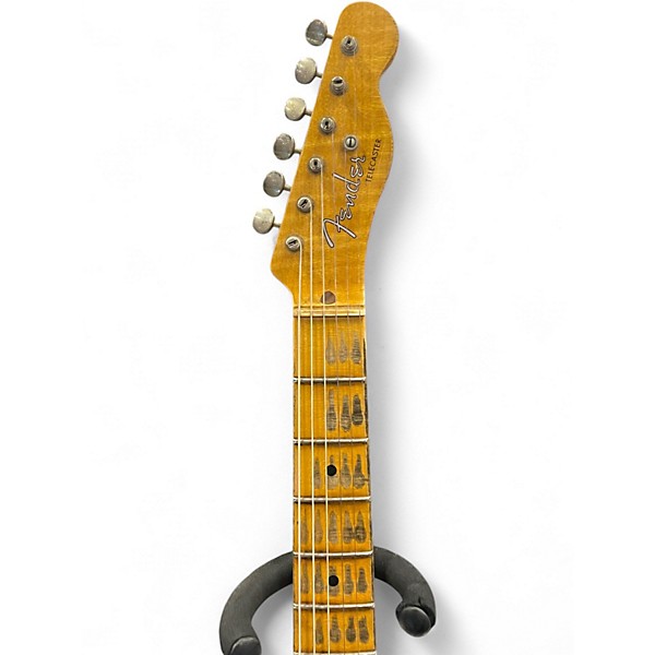 Used 2020s Fender CUSTOM SHOP 1951 TELECASTER WORN BUTTERCOTCH Solid Body Electric Guitar