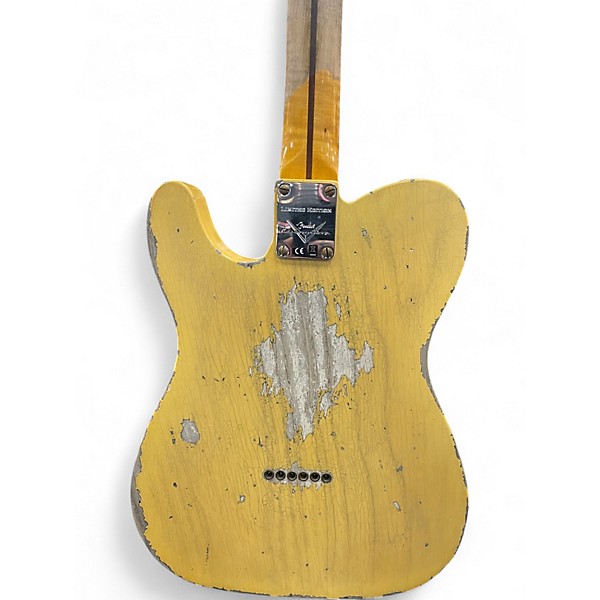 Used 2020s Fender CUSTOM SHOP 1951 TELECASTER WORN BUTTERCOTCH Solid Body Electric Guitar