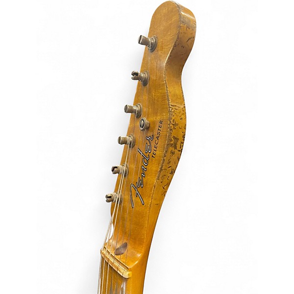 Used 2020s Fender CUSTOM SHOP 1951 TELECASTER WORN BUTTERCOTCH Solid Body Electric Guitar