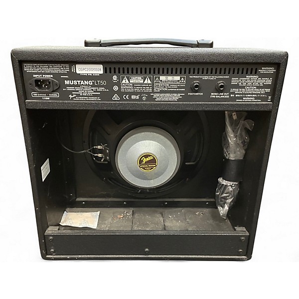 Used Fender Mustang LT50 50W 1x12 Guitar Combo Amp