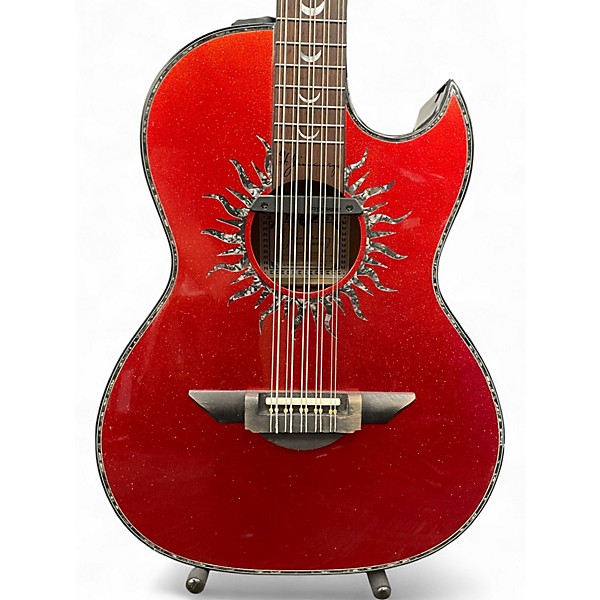 Used H. Jimenez LBQ1GXE-AN Red Latin Stringed Instrument