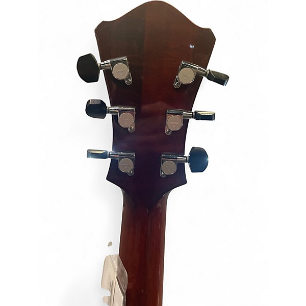 Used Eastman AR605CE 2 Tone Sunburst Hollow Body Electric Guitar