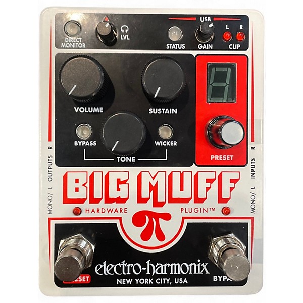 Used Electro-Harmonix BIG MUFF HARDWARE PLUGIN Effect Pedal