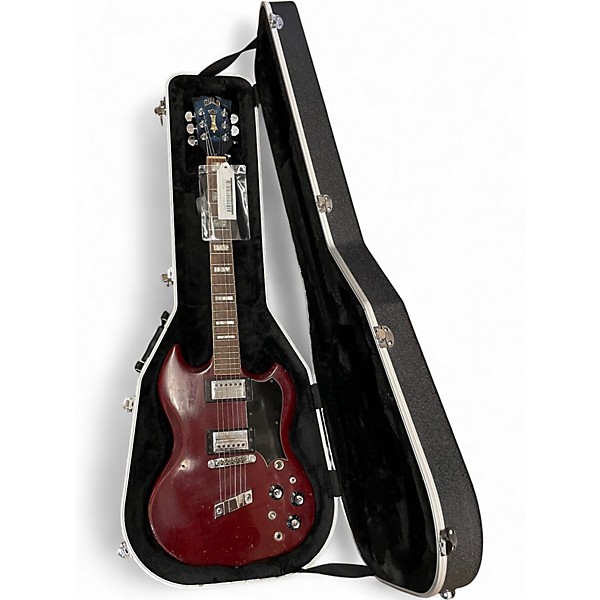 Vintage 1973 Guild S100 Cherry Solid Body Electric Guitar