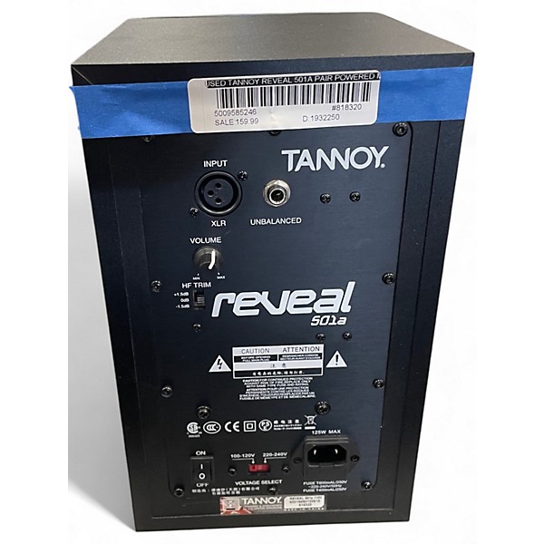 Used Tannoy Reveal 501A PAIR Powered Monitor