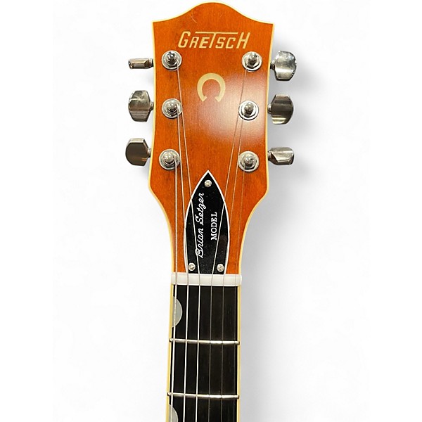 Used Gretsch Guitars G6120SS Brian Setzer Signature Orange Hollow Body Electric Guitar