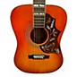 Used Epiphone Hummingbird Pro 2 Tone Sunburst Acoustic Electric Guitar